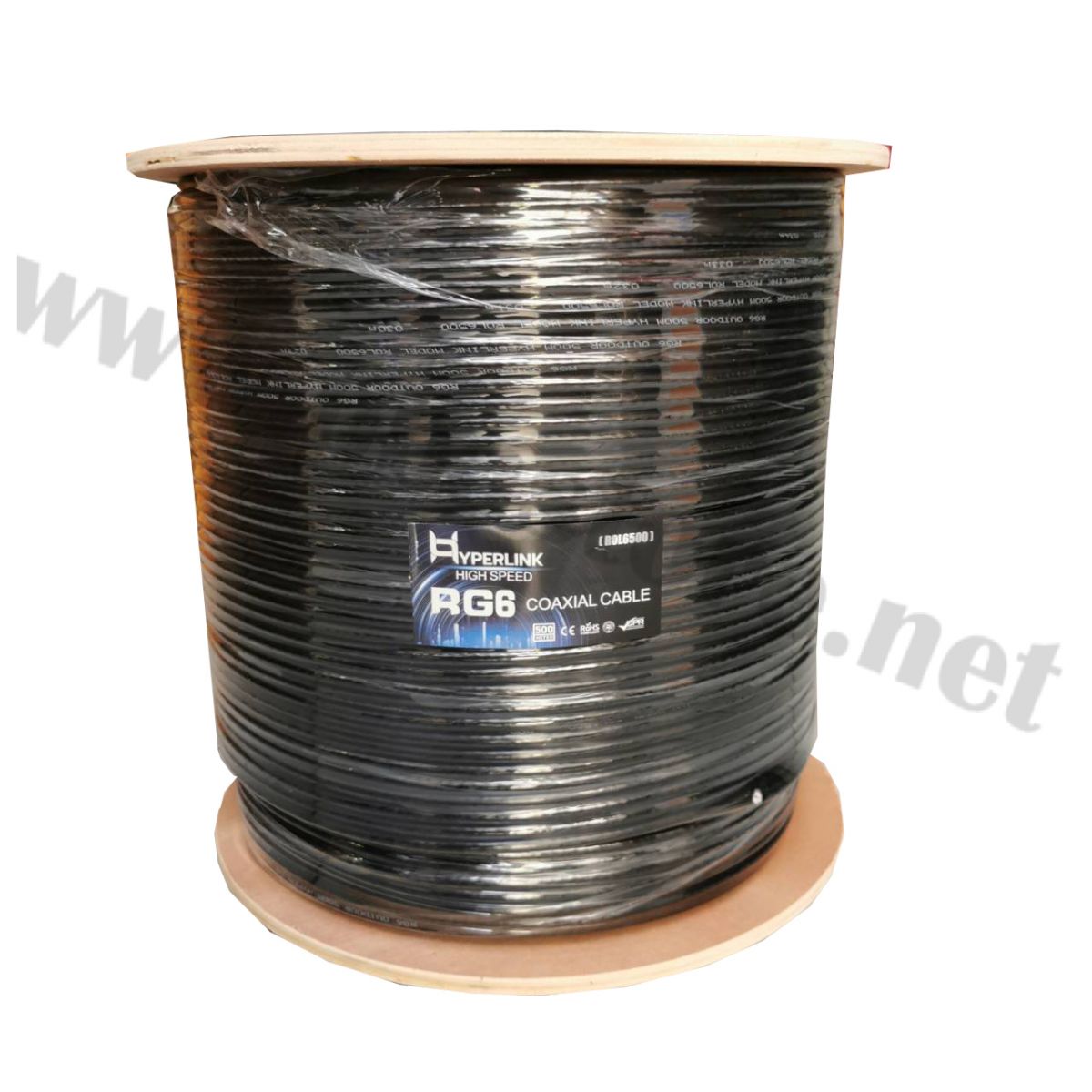 สาย RG6 OUTDOOR Shield 95% สายถัก 168 ทองแดง 30% (500M/ROLL) HYPERLINK ...